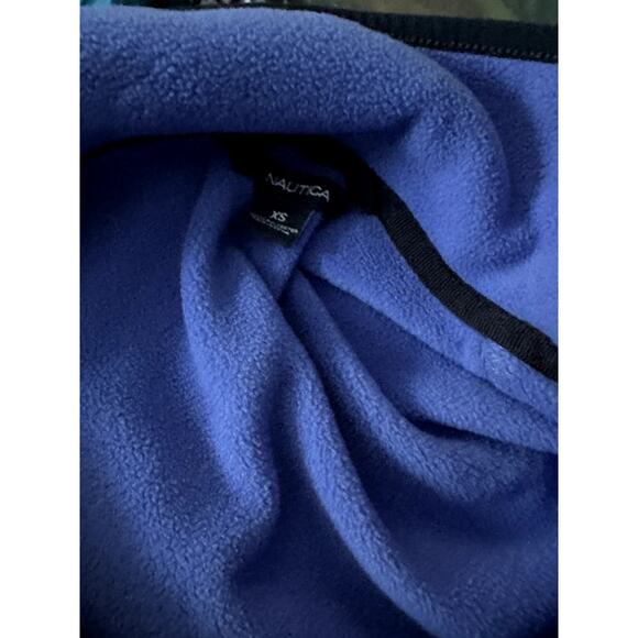Nautica Women's Zip Up Fleece Jacket Blue XS - Picture 2 of 4